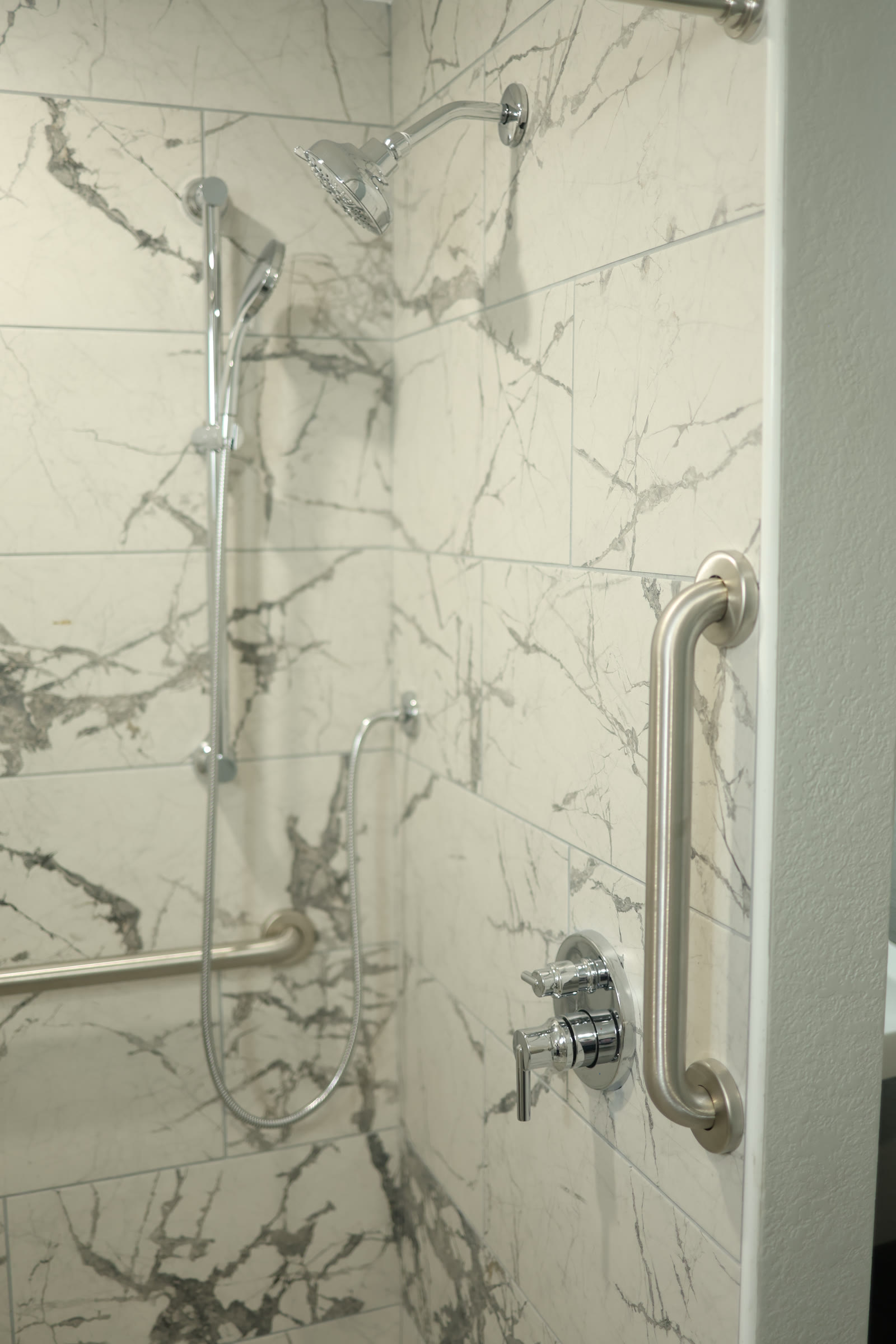 Stainless steel safety grab bars