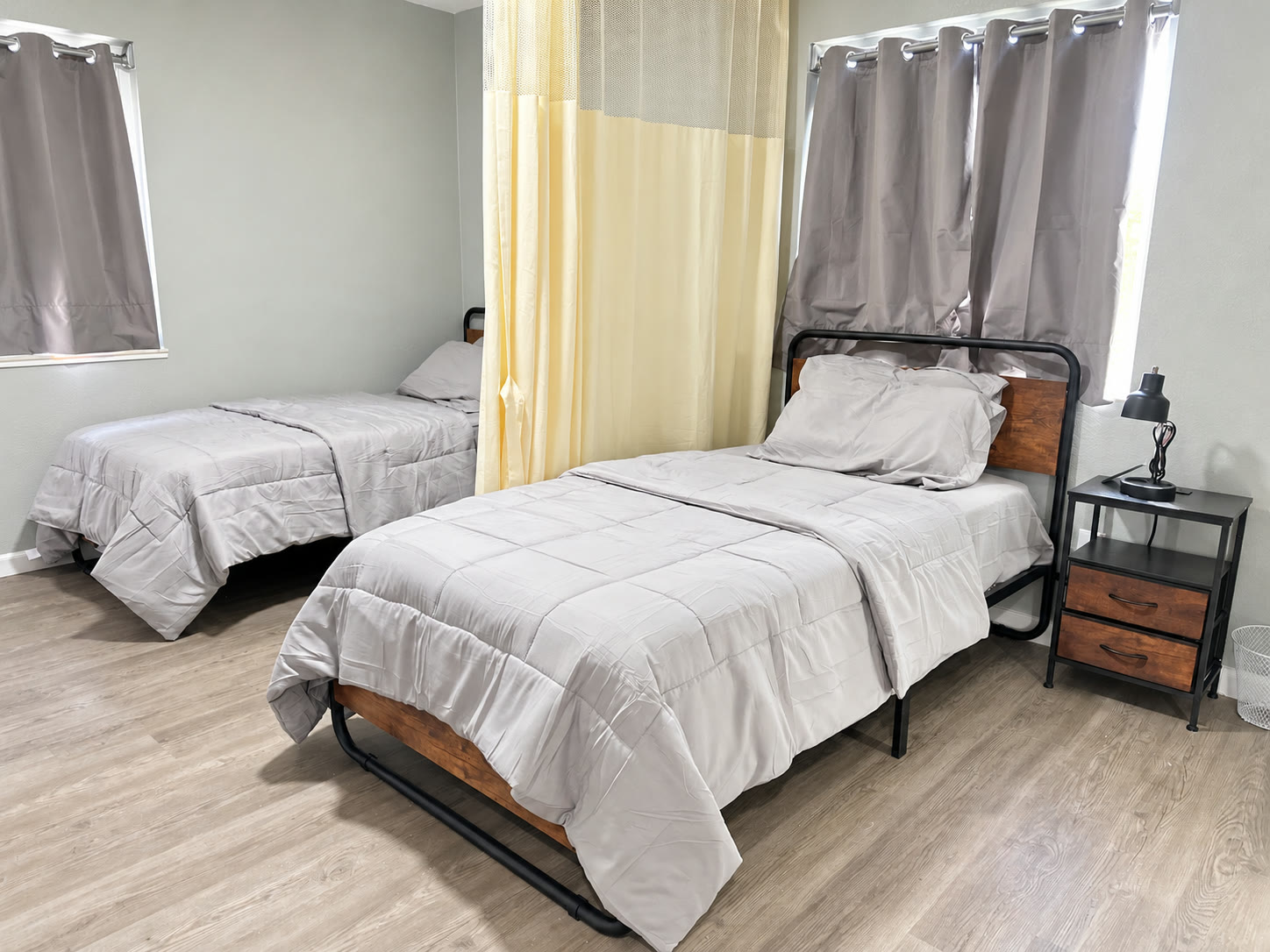 Natural light in resident bedroom